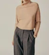 Deluc Pugliese Turtleneck Sweater In Mink In Grey
