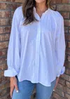 Deluc Racey Button-down Shirt In White In White