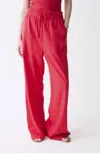 Deluc Roxa Pants In Red In Red