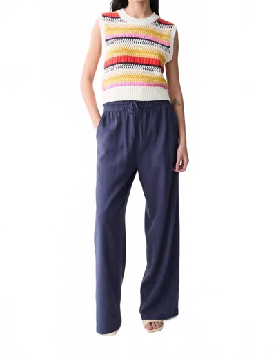 DELUC ROXA PANTS IN NAVY