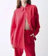 Deluc Roxa Shirt In Red In Red