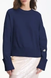 Deluc Ryan Crewneck Sweater In Blue
