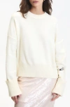 Deluc Ryan Crewneck Sweater In Neutral