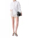 Deluc Shauna Crisp Classic Button Down Shirt In White In White