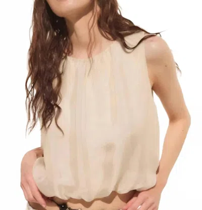 Deluc Strada Top In Ecru In White