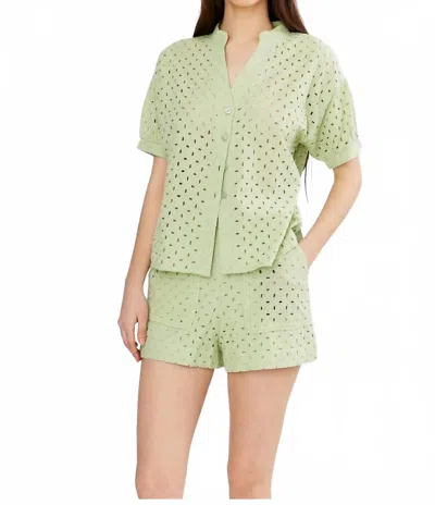 Deluc Strauss Blouse In Green