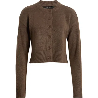 Deluc Teide Cardigan In Brown