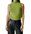 Deluc Trafik Knit Top In Green In Green