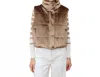 Deluc Tulipa Vest In Mink In Grey