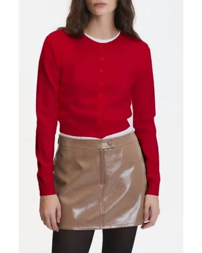 Deluc Women's Clark Cardigan In Red