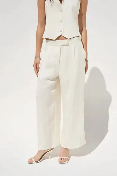 Deluc Women's Mendes Pants In Beige In Neutral