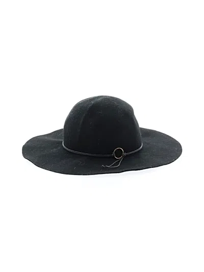 Pre-owned Delux Sun Hat In Black