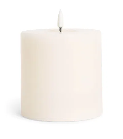 Deluxe Homeart Led Pillar Candle In Neutral
