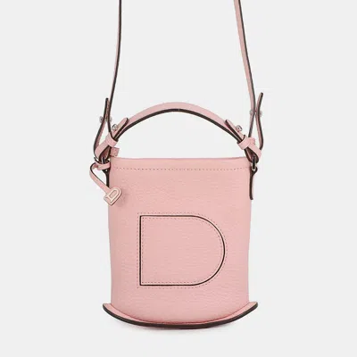 Pre-owned Delvaux Bread Toy Shoulder Bag Pink Leather