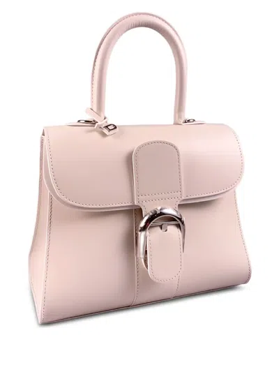 Delvaux Brilliat Pm Buckle-fastening Leather Tote Bag In Neutral