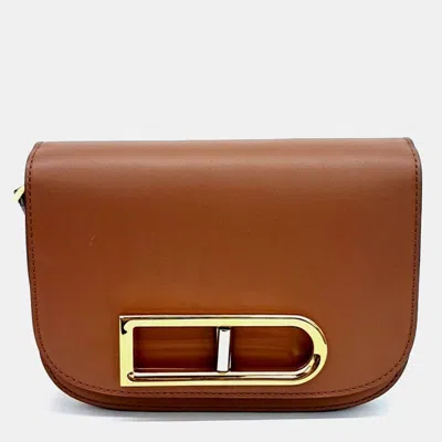 Pre-owned Delvaux Brown Leather Ringo Small Bag