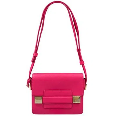 Pre-owned Delvaux Calfskin Brillant Mini In Pink