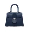 Delvaux Flip Shoulder Bag In Blue