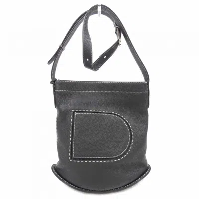 Pre-owned Delvaux Handbag () In Black
