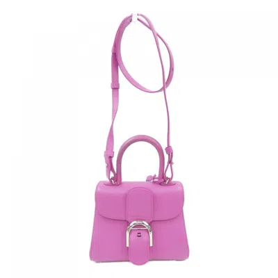Pre-owned Delvaux Handbag Shoulder Bag () In Pink