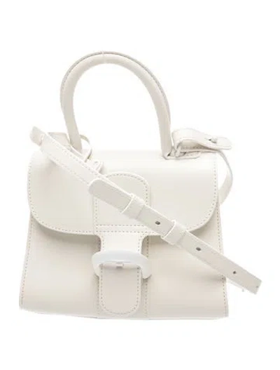Pre-owned Delvaux Leather Brillant Mini In Grey