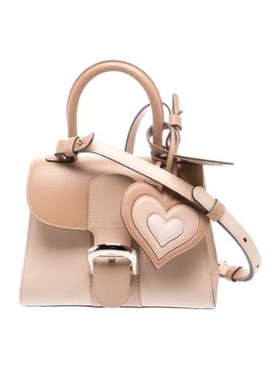 Pre-owned Delvaux Leather Brillant Mini In Neutral
