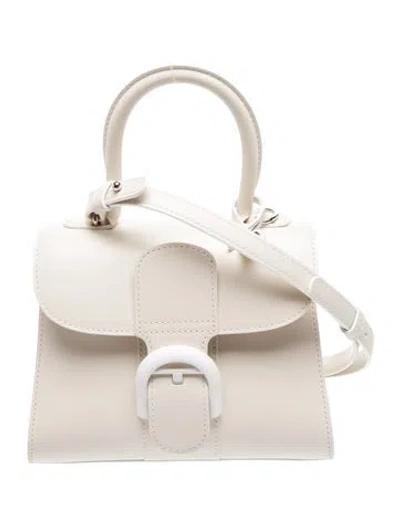 Pre-owned Delvaux Leather Brillant Pm In Neutral