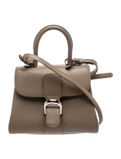 Pre-owned Delvaux Leather Brillant Pm W/ Tags In Brown