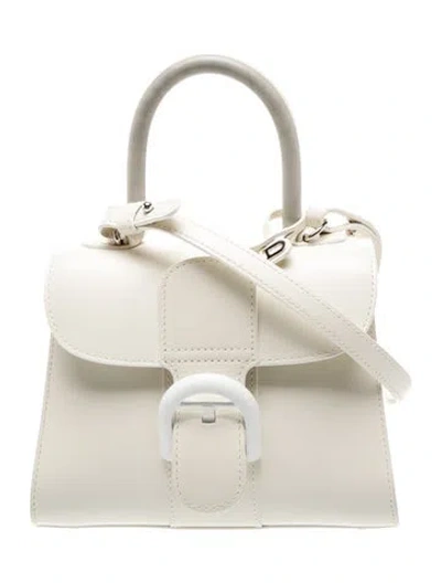 Pre-owned Delvaux Leather Brillant In White