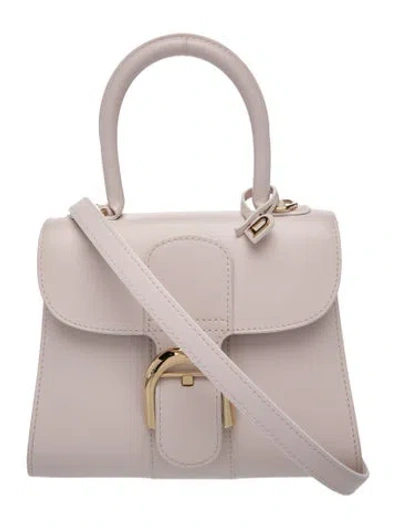 Pre-owned Delvaux Leather Brilliant Mini In Pink