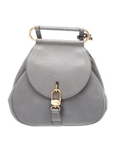 Pre-owned Delvaux Leather Cerceau Vintage In White