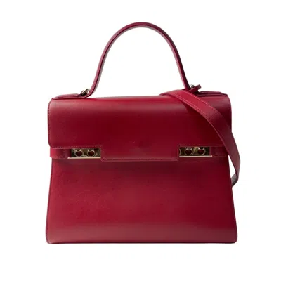 Pre-owned Delvaux Leather Handbag Shoulder Bag () In Multi