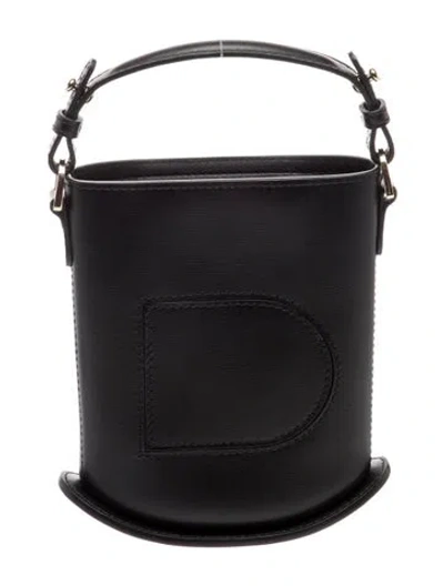 Pre-owned Delvaux Leather Le Pin Toy In Black