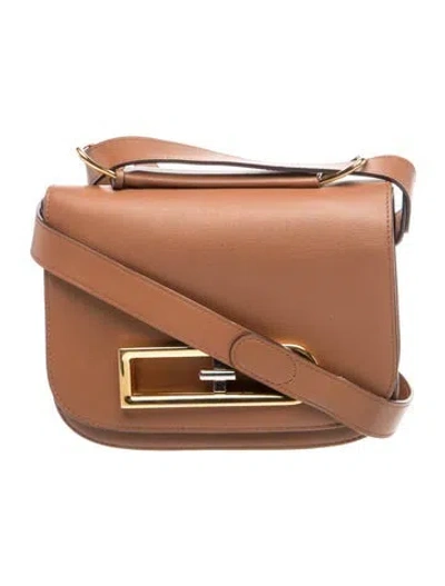 Pre-owned Delvaux Leather Lingot In Brown