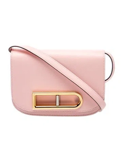 Pre-owned Delvaux Leather Lingot Small In Pink