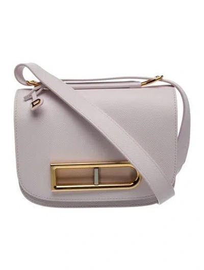 Pre-owned Delvaux Leather Lingot Small In Pink