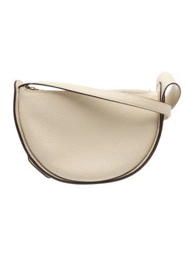 Pre-owned Delvaux Leather Pin Pon Mozart In Neutral