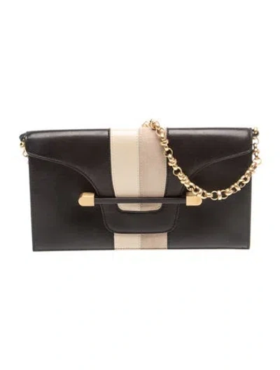 Pre-owned Delvaux Leather Victor Vintage In Black