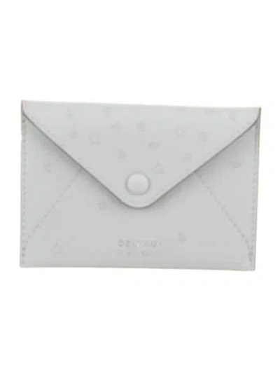 Pre-owned Delvaux Leather Wallet In Blue