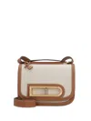 Delvaux Lingot Canvas Shoulder Bag