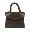 Delvaux Logo Handbag In Black