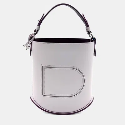 Pre-owned Delvaux Pin Mini Bucket Bag In Pink