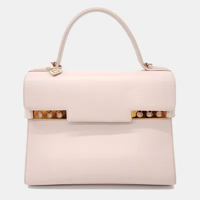 Pre-owned Delvaux Pink Leather Tompet Mm