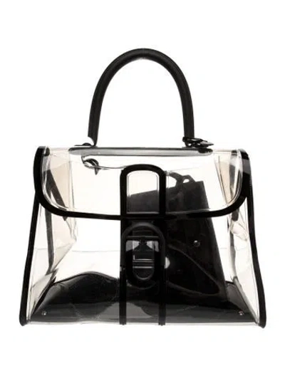 Pre-owned Delvaux Pvc Le Brillant X-ray In Transparent