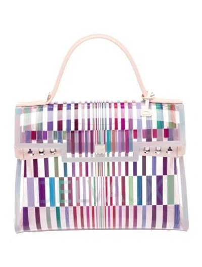 Pre-owned Delvaux Pvc The Eye Catcher Tempête