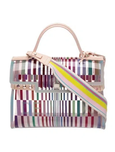 Pre-owned Delvaux Pvc The Eye Catcher Tempête
