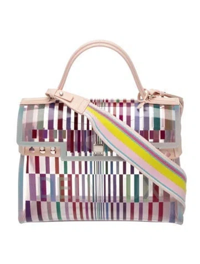 Pre-owned Delvaux Pvc The Eye Catcher Tempête