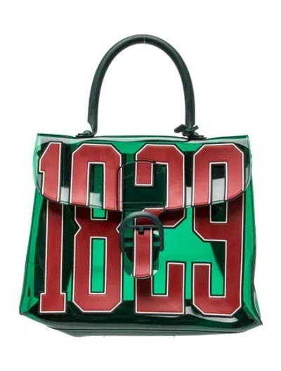 Pre-owned Delvaux Pvc The Hero 1829 Brillant In Green