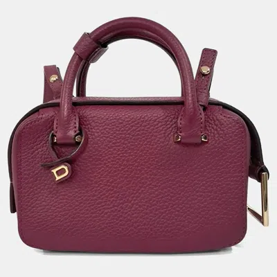 Pre-owned Delvaux Red Leather Coolbox Nano