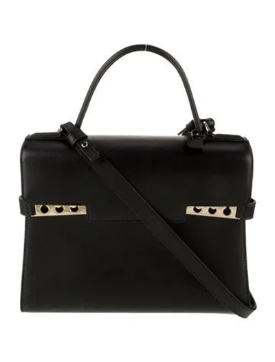 Pre-owned Delvaux Tempête Mm In Black